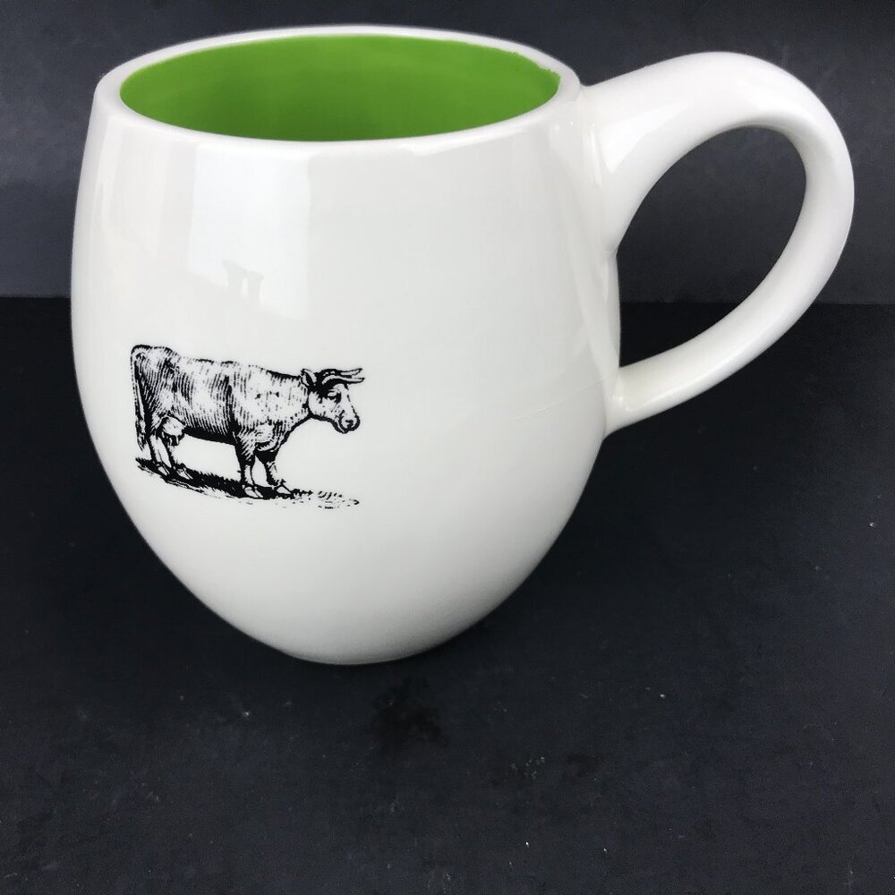 White ceramic Cow Mug by Magenta